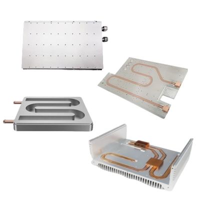 Small Cold Plate Heat Sink Aluminum / Copper Material Cooling Solution