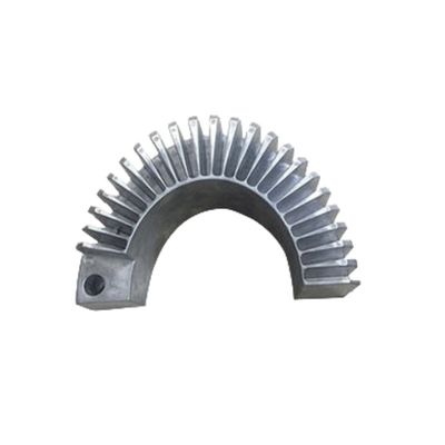 Electronic Aluminium Alloy Die Casting Heat Sink Parts Components Silver
