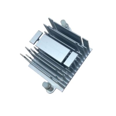 OEM Aluminum Heat Sink Extrusion Silver High Thermal Conductivity