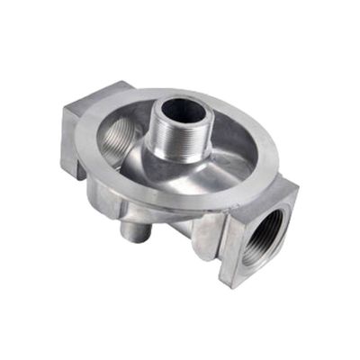 Customized Industrial CNC Parts Housings Silver Metal Turning Machining Parts