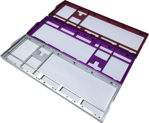 Industrial CNC Machined Housings Products CNC Milling Machine Components Silver