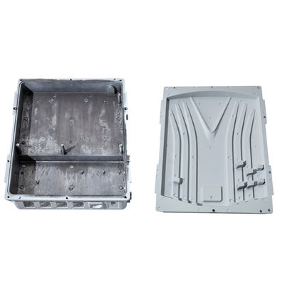 Industry Automobile Aluminium Die Casting Housing Components Silver Color