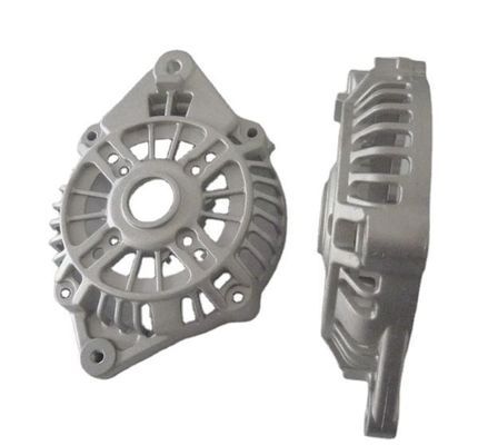 Silver Aluminium Die Casting Housing Process Powder Coating Lightweight