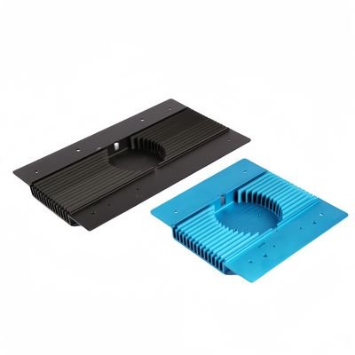 Skived Finned Heat Sink Anodized Aluminium Heat Sink Profile