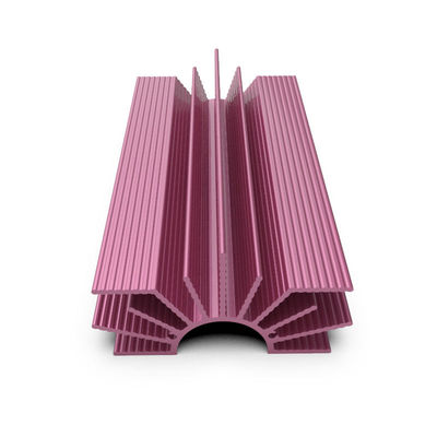 Skived Finned Heat Sink Anodized Aluminium Heat Sink Profile