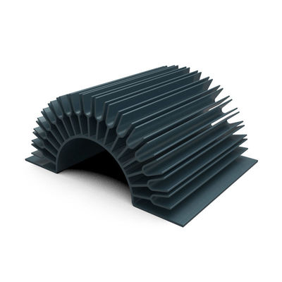 Skived Finned Heat Sink Anodized Aluminium Heat Sink Profile