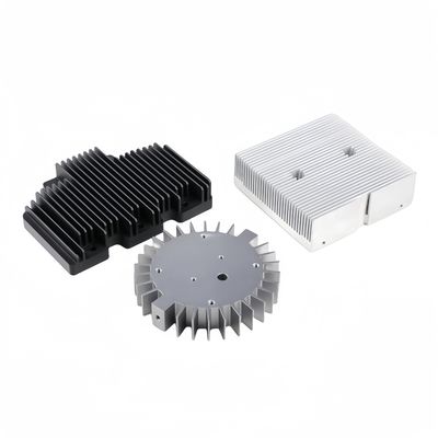 Skived Finned Heat Sink Anodized Aluminium Heat Sink Profile
