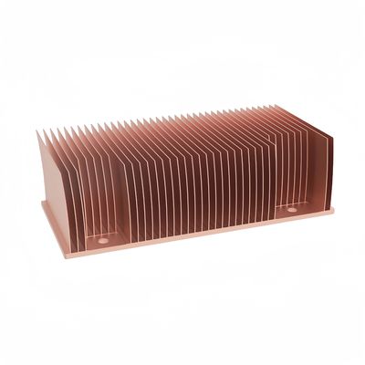 0.5mm Skived Fin Heat Sink Plated For Heat Exchanger Fin Tube