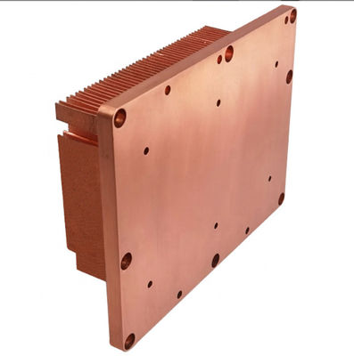 Industrial Skived Fin Heat Sink Manufacturing High Thermal Conductivity CE