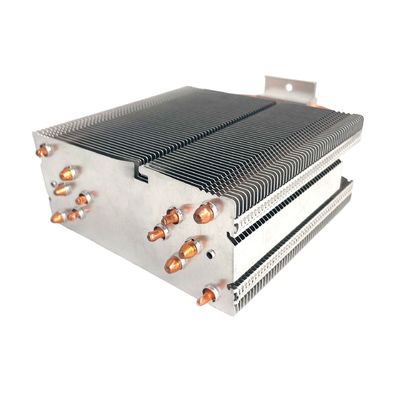 CNC Skived Fin Heat Sink Process Skiving Copper Pipe Heat Sink