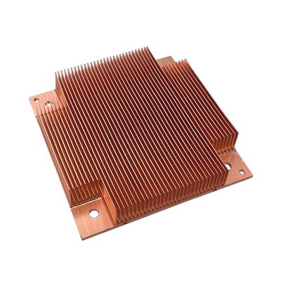 Electronic Skived Fin Heat Sink Screw Mount Customized Heat Sink Precision
