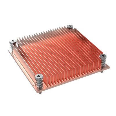 Electronic Skived Fin Heat Sink Screw Mount Customized Heat Sink Precision