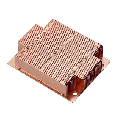 Electronic Skived Fin Heat Sink Screw Mount Customized Heat Sink Precision