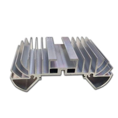 Versatile Aluminum Extrusion Heat Sink Aesthetic Customized Silver Heat Sink