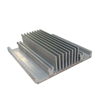 Versatile Aluminum Extrusion Heat Sink Aesthetic Customized Silver Heat Sink