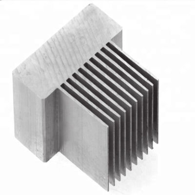 Versatile Aluminum Extrusion Heat Sink Aesthetic Customized Silver Heat Sink