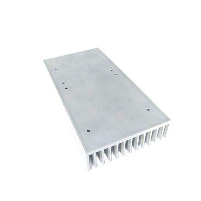 Customized Aluminum Extrusion Heat Sink Silver Heat Dissipation Aluminum
