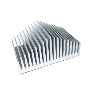 Customized Aluminum Extrusion Heat Sink Silver Heat Dissipation Aluminum