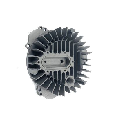 Silver Die Cast Aluminum Heat Sink Compact Electronic Heat Sink