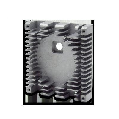 Silver Die Cast Aluminum Heat Sink Compact Electronic Heat Sink