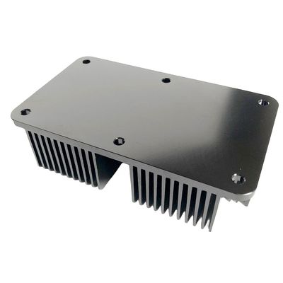 Hardware Aluminum CNC Machined Heat Sinks Components Pin Fin Type