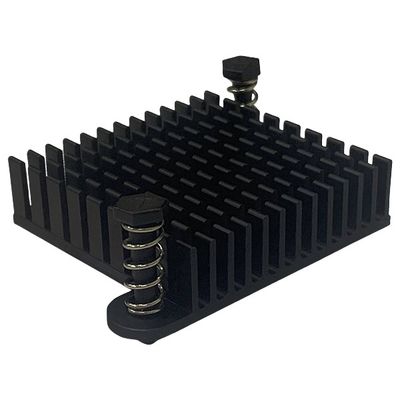 Milled CNC Machined Heat Sinks Pin Fin Anodized Metal Heat Sink