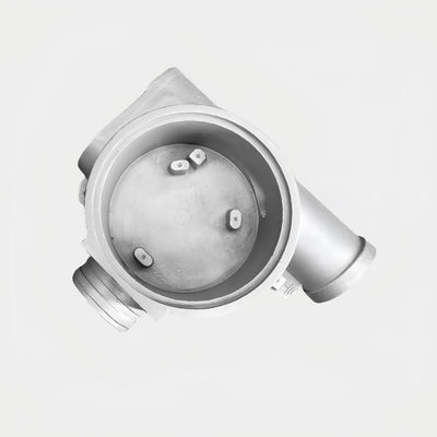 Powder Coated Silver Aluminium Die Casting Housing With Strong Corrosion Resistance
