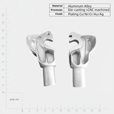 Powder Coated Aluminium Alloy Die Casting Housing High Corrosion Resistance