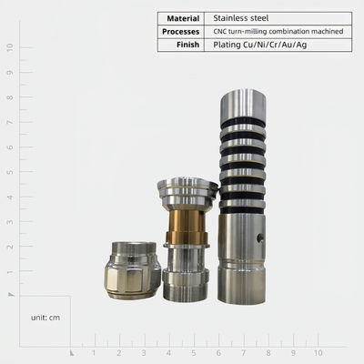 Hardware Metal CNC Turning Parts High Precision 0.01mm CNC Technology