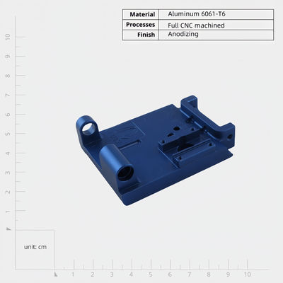 Precision Anodized Aluminum Alloy CNC Machined Parts for Electronic Equipment