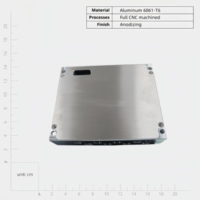 Lightweight Aluminum Alloy CNC Machined Housings With Anodized Surface Finish