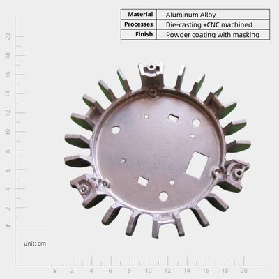 OEM Aluminium Die Cast Housing Design Flexibility for Thermal Conductivity