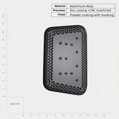 Die-casting Aluminum Front Panel for Customizable and Protective Industrial Applications