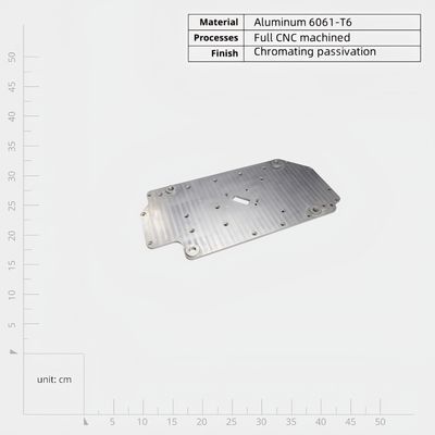 Custom CNC Milling Machining Anodized Aluminum Control Front Panel with Customization