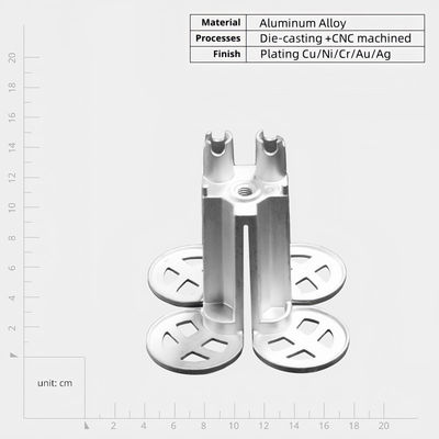 OEM ODM Die Cast Aluminum Parts CNC Machining Aluminum Alloy Customizable Design Options