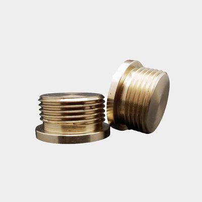OEM Custom Non-Standard Copper Screw Plugs Nut CNC Turning Lathe Precision Machining Parts Service