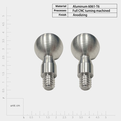 CNC Turning Parts with 0.01mm Tolerance Customized CNC Lathe Precision Services