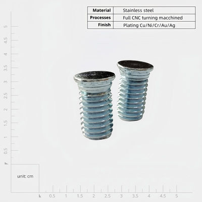 Plating Finish Self Clinching Screws for Sheet Metal Stainless Steel Carbon Steel Round Head