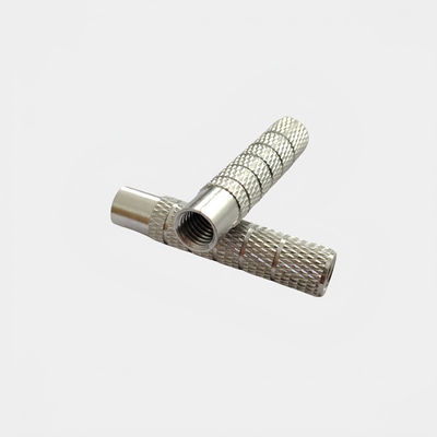 Knurled Handles And Knobs Aluminum Alloy Blind Hole Hand Nuts with Swivel Insert Nut
