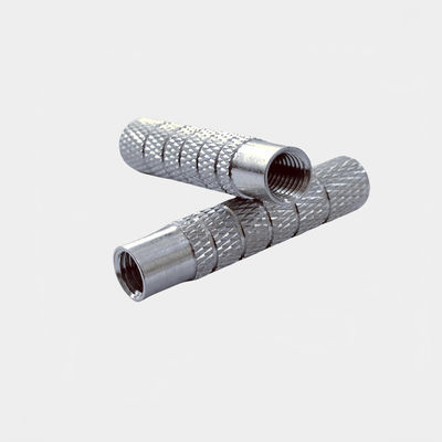 Knurled Handles And Knobs Aluminum Alloy Blind Hole Hand Nuts with Swivel Insert Nut
