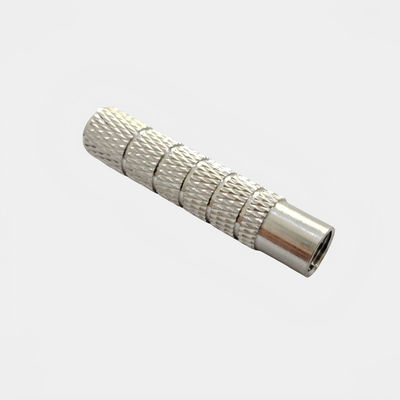 Knurled Handles And Knobs Aluminum Alloy Blind Hole Hand Nuts with Swivel Insert Nut