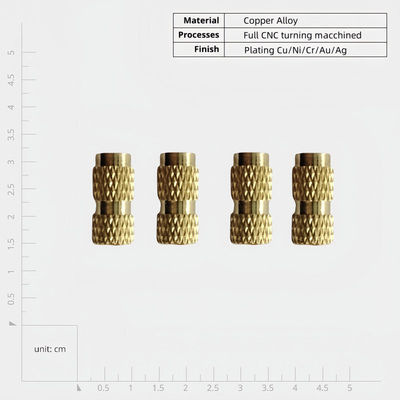 CNC Turning Parts Knurled Handles and Knobs Satin Nickel Finish Knurled Nuts