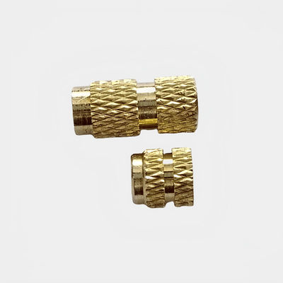 CNC Turning Parts Knurled Handles and Knobs Satin Nickel Finish Knurled Nuts