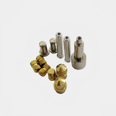 CNC Turning Parts Knurled Handles and Knobs Satin Nickel Finish Knurled Nuts