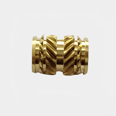 Injection Molded Knurled Nut Screw With Embedded Copper Heat Set Copper Inlays And Inserts For M2 M3 M4 M5 M6 M8 Nuts