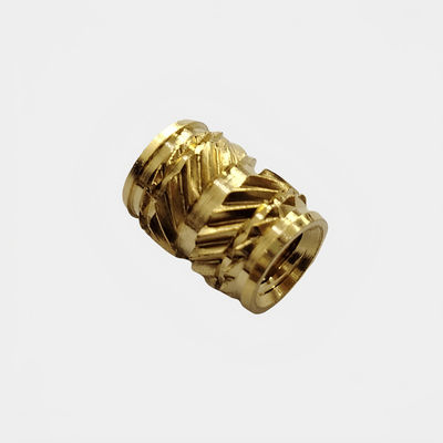 Injection Molded Knurled Nut Screw With Embedded Copper Heat Set Copper Inlays And Inserts For M2 M3 M4 M5 M6 M8 Nuts