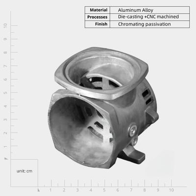 High Production Efficiency Aluminium Die Casting Housing Zinc Alloy Die Casting Parts For Electronic Devices