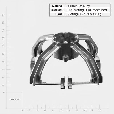 Customization Alloy Pressure Die Casting Bracket Mold Aluminum Die Casting Auto Parts