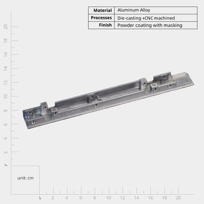 Aluminium Die Casting Metal Parts Aluminum Alloy Die Casting Connectors For Electronic Devices