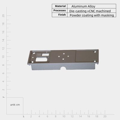 Customized Investment Casting CNC Machining Aluminum Alloy Parts For Electronic Equipment Panels